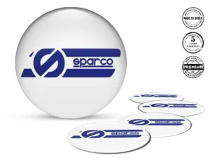Sparco Epoxy Dome Aufkleber Luxus Autoembleme